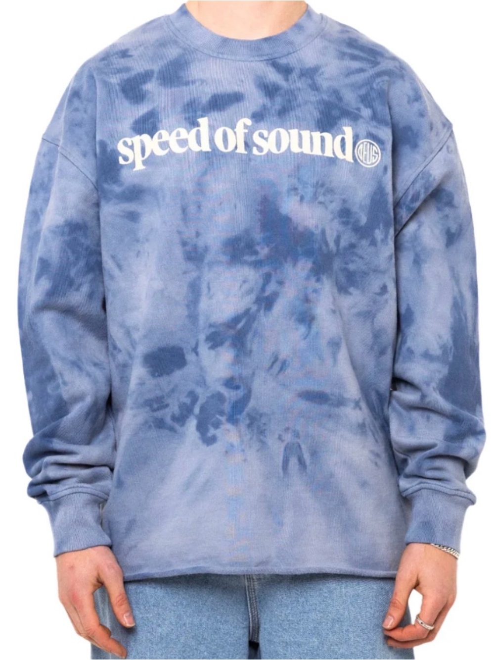 Deus Ex Machina Fallen Angel Crew Oversized Speed of Sound Tie Dye Sweater